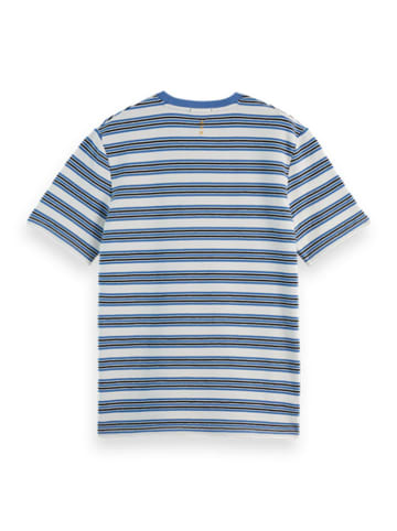 Scotch & Soda Shirt blauw/wit