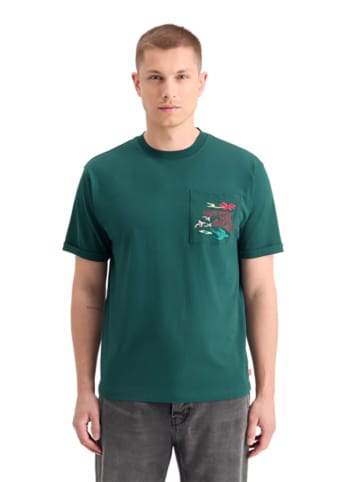 Scotch & Soda Koszulka w kolorze zielonym