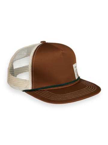 Scotch & Soda Cap "JOE JONAS X SCOTCH SODA" in Cognac/ Creme