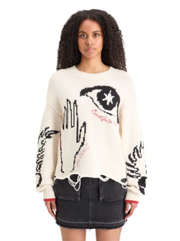 Scotch & Soda Sweter w kolorze kremowym