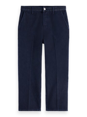Scotch & Soda Chinobroek donkerblauw