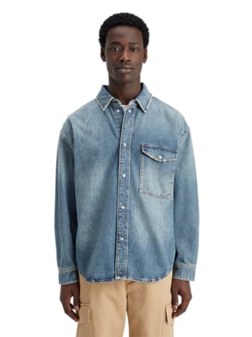 Scotch & Soda Koszula dżinsowa w kolorze błękitnym