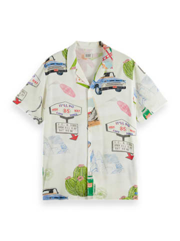 Scotch & Soda Blouse wit/meerkleurig