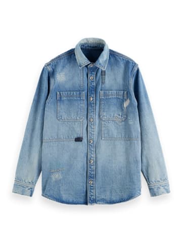 Scotch & Soda Koszula dżinsowa "JOE JONAS X SCOTCH SODA" w kolorze błękitnym