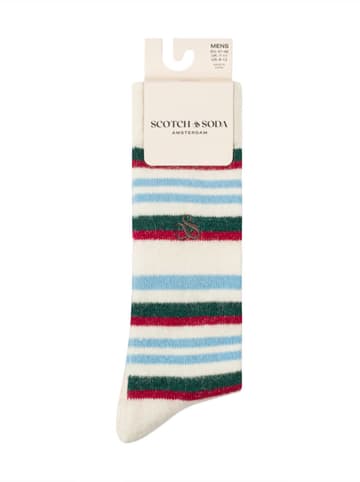 Scotch & Soda Socken in Weiß/ Grün/ Hellblau