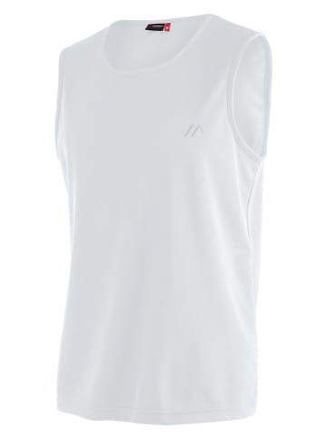 Maier Sports Funktionstop "Peter" in Weiß