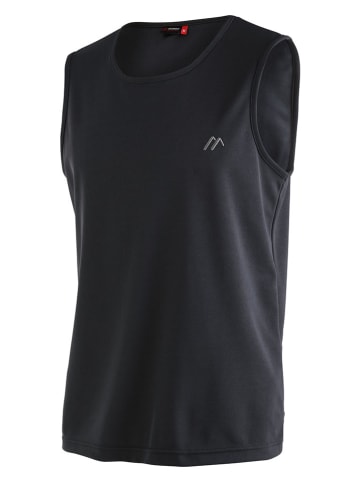 Maier Sports Funktionstop "Peter" in Schwarz