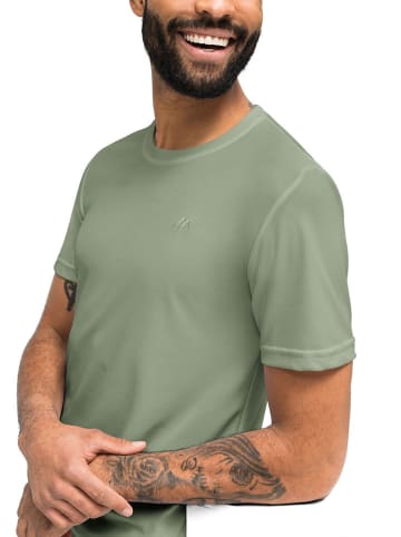 Maier Sports Functioneel shirt "Walter" saliegroen