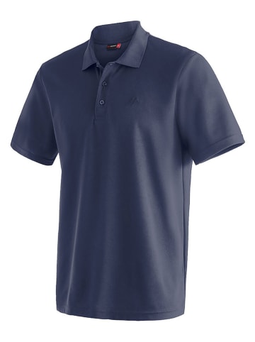 Maier Sports Funktionspoloshirt "Ulrich" in Dunkelblau