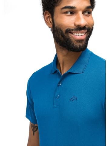 Maier Sports Funktionspoloshirt "Ulrich" in Blau