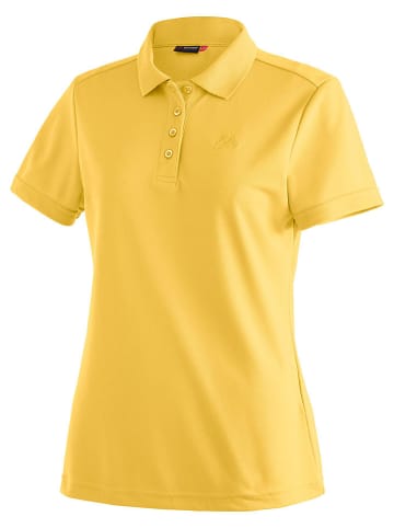 Maier Sports Funktionspoloshirt "Ulrike" in Gelb