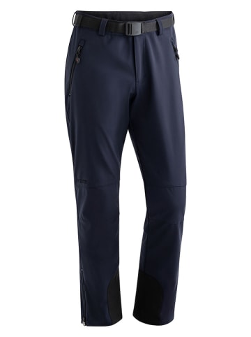 Maier Sports Softshellbroek donkerblauw