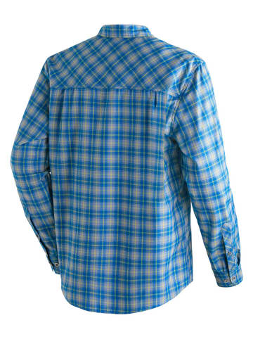 Maier Sports Funktionshemd "Claas" - Regular fit - in Blau/ Grau