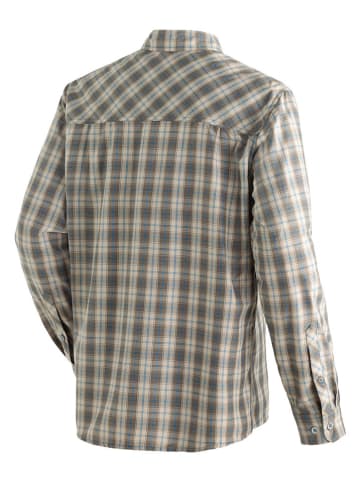 Maier Sports Functionele blouse "Claas" - regular fit - beige/grijs