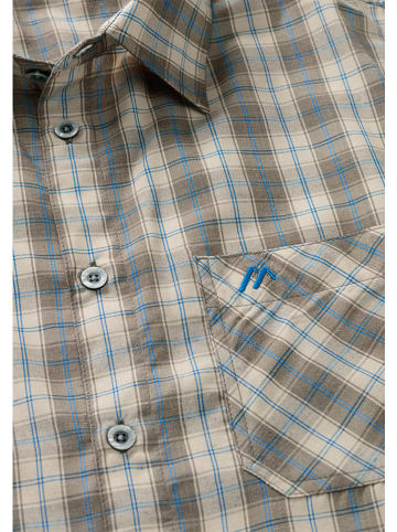 Maier Sports Functionele blouse "Claas" - regular fit - beige/grijs