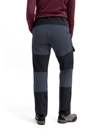 Maier Sports Softshellhose "Fleeceflex" in Schwarz/ Dunkelblau