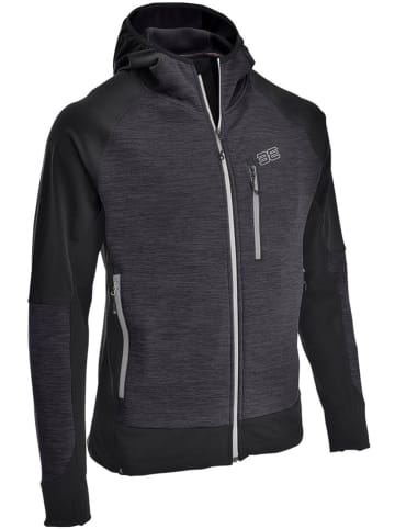 Maul Sport Hybrid-Fleecejacke "Kienberg II" in Schwarz/ Grau