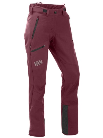 Maul Sport Softshellbroek "Berghütte" - regular fit - rood