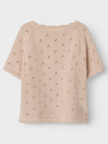 Lil Atelier Gebreid shirt "Jola" lichtroze