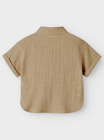 Lil Atelier Hemd "Dawson" in Hellbraun