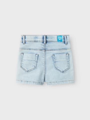 name it Szorty dżinsowe - Slim fit - w kolorze błękitnym