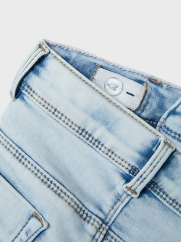 name it Szorty dżinsowe - Slim fit - w kolorze błękitnym