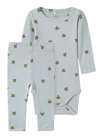 name it 2tlg. Outfit "Funkab" in Hellblau