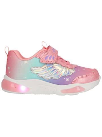 Zigzag Sneakers "Hori" in Türkis/ Rosa/ Lila