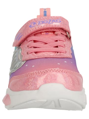Zigzag Sneakers "Hori" in Türkis/ Rosa/ Lila