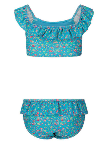 Zigzag Bikini "Tropical" in Hellblau