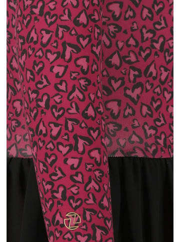 Zigzag Gymnastikkleid "Ditte" in Pink/ Schwarz