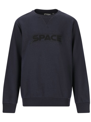 Zigzag Sweatshirt "Zamir" in Dunkelblau