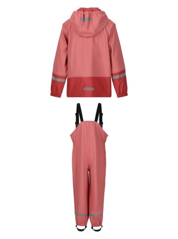 Zigzag 2tlg. Regenoutfit "Simba" in Rosa/ Rot