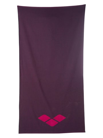 Arena Strandtuch in Aubergine/ Pink