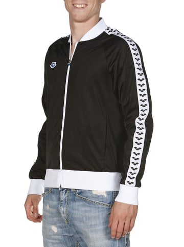 Arena Trainingsjacke in Schwarz/ Weiß