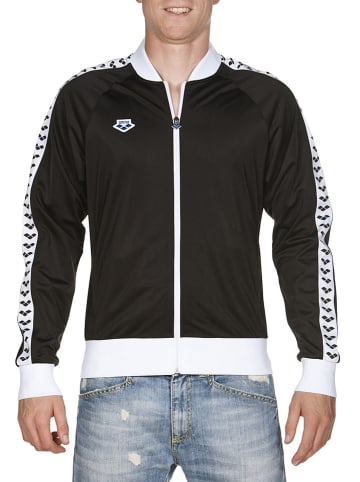 Arena Trainingsjacke in Schwarz/ Weiß