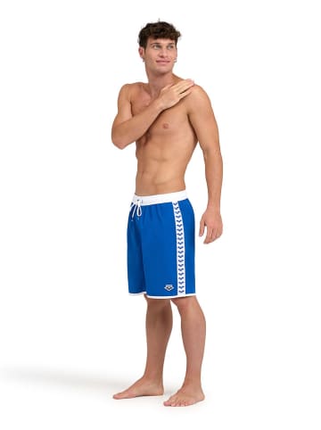 Arena Badeshorts in Blau/ Weiß