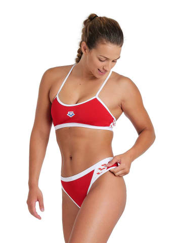Arena Bikini in Rot/ Weiß