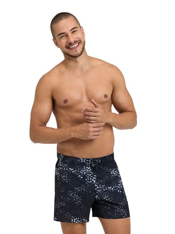 Arena Badeshorts in Schwarz/ Grau