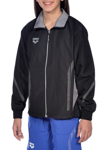 Arena Trainingsjacke in Schwarz/ Grau