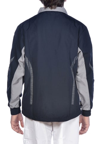 Arena Trainingsjacke in Dunkelblau/ Grau