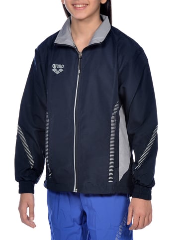 Arena Trainingsjas donkerblauw/grijs