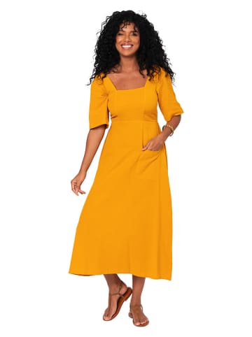 Aller Simplement Kleid in Gelb