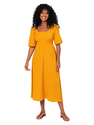 Aller Simplement Kleid in Gelb