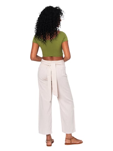 Aller Simplement Stoffhose in Creme