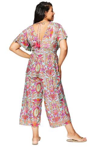 Aller Simplement Jumpsuit in Türkis/ Pink