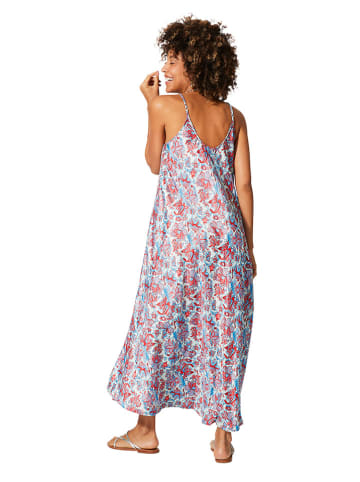 Aller Simplement Kleid in Blau/ Rot