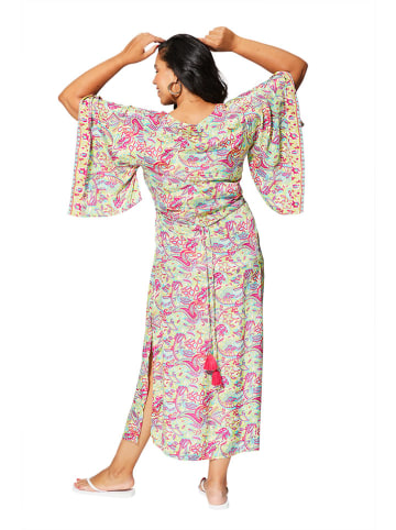 Aller Simplement Kleid in Türkis/ Pink