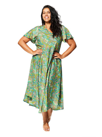 Aller Simplement Kleid in Türkis