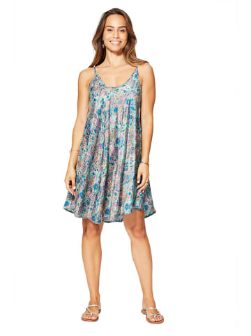 Aller Simplement Kleid in Türkis/ Blau